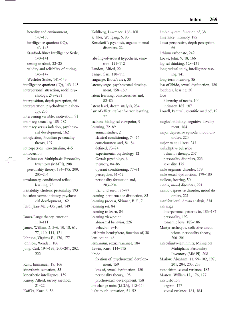 image for page Psychology A Self Teaching Guide