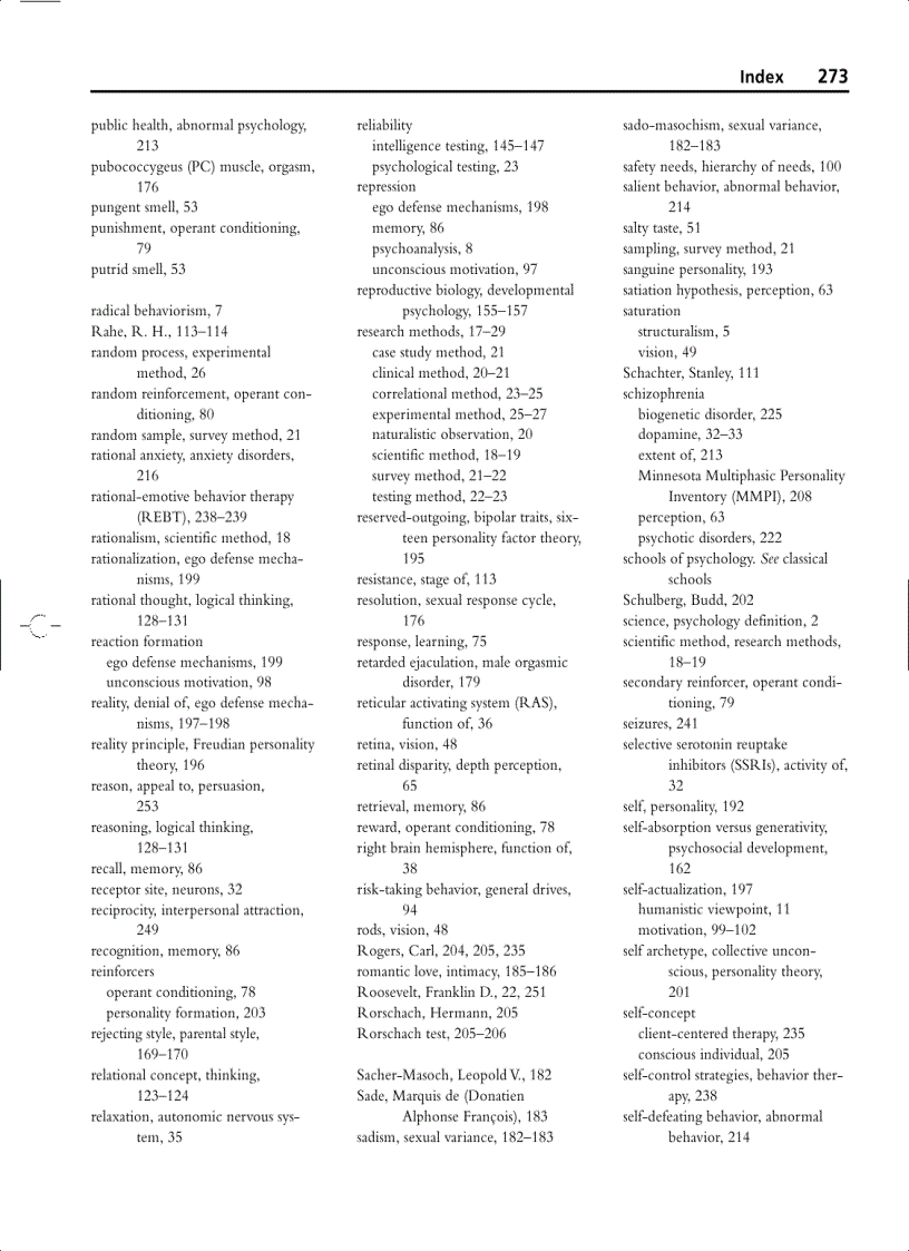 image for page Psychology A Self Teaching Guide