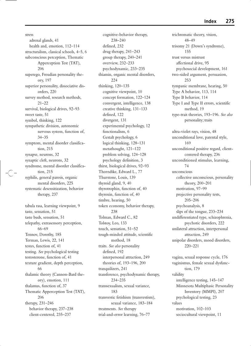 image for page Psychology A Self Teaching Guide