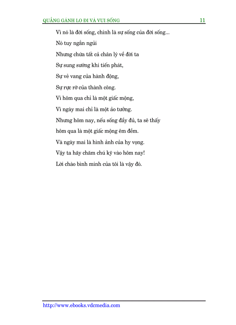 image for page Quẳng Gánh Lo Đi Và Vui Sống Phần I