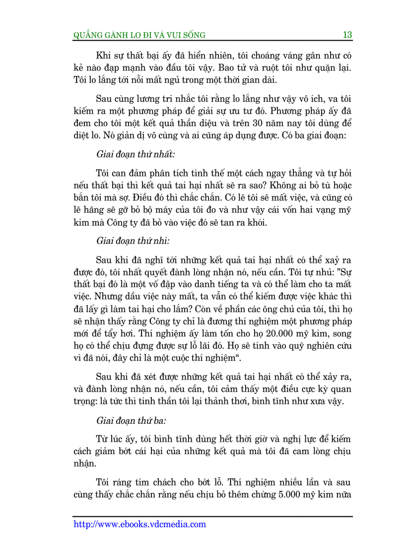 image for page Quẳng Gánh Lo Đi Và Vui Sống Phần I