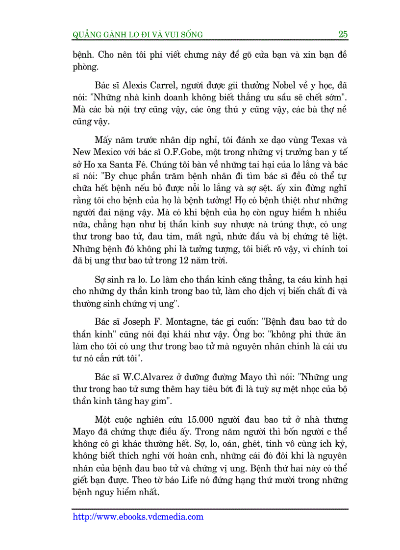 image for page Quẳng Gánh Lo Đi Và Vui Sống Phần I