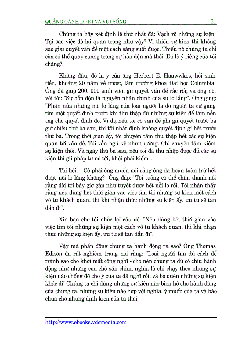 image for page Quẳng Gánh Lo Đi Và Vui Sống Phần I