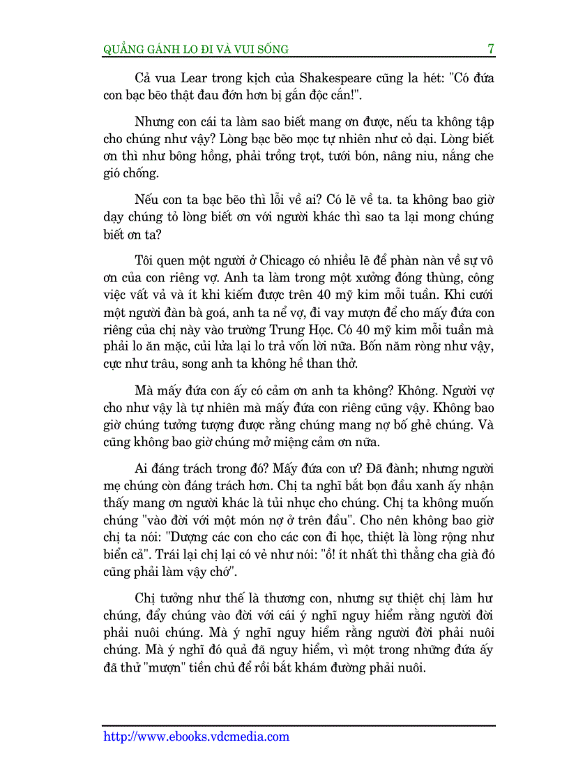 image for page Quẳng Gánh Lo Đi Và Vui Sống Phần II