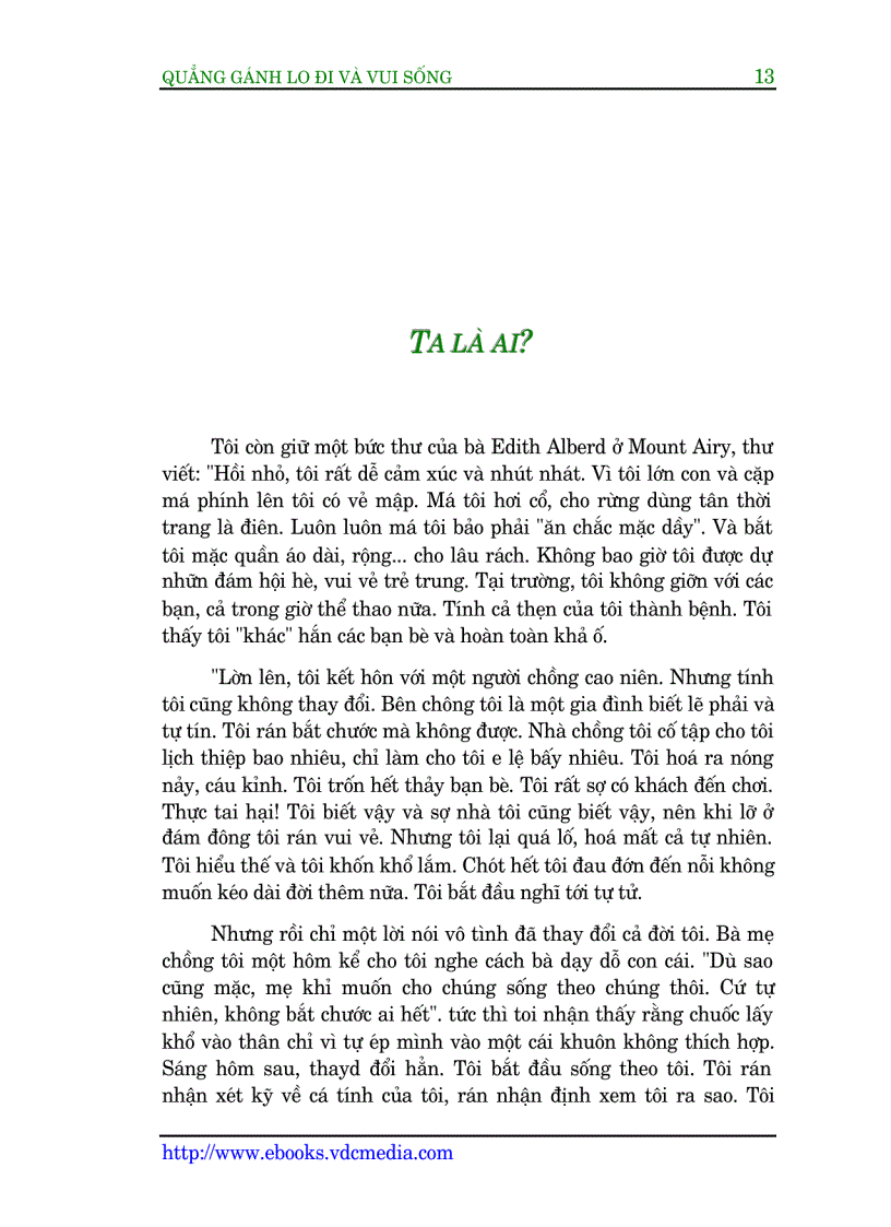 image for page Quẳng Gánh Lo Đi Và Vui Sống Phần II