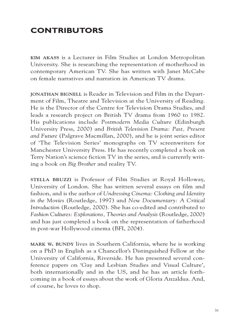 image for page Reading Sex and the City Reading Contemporary Television