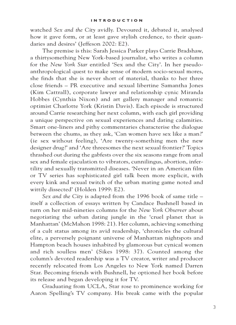 image for page Reading Sex and the City Reading Contemporary Television