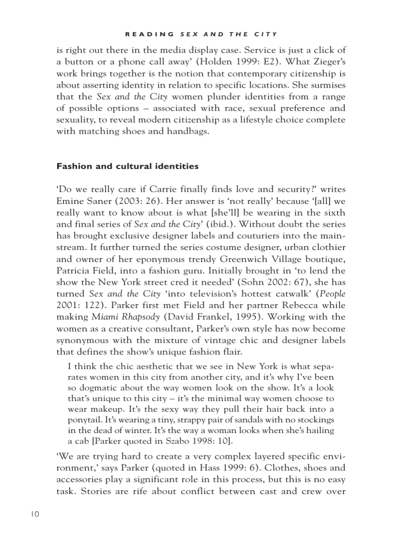 image for page Reading Sex and the City Reading Contemporary Television