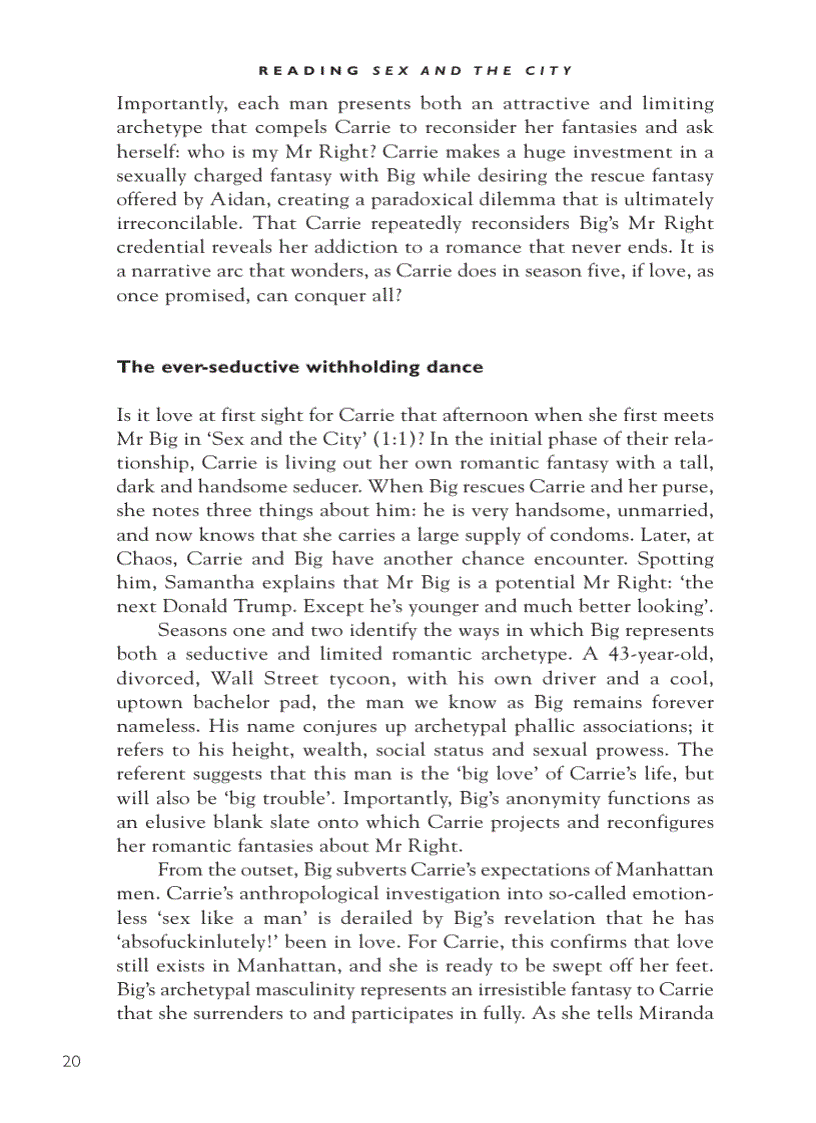 image for page Reading Sex and the City Reading Contemporary Television