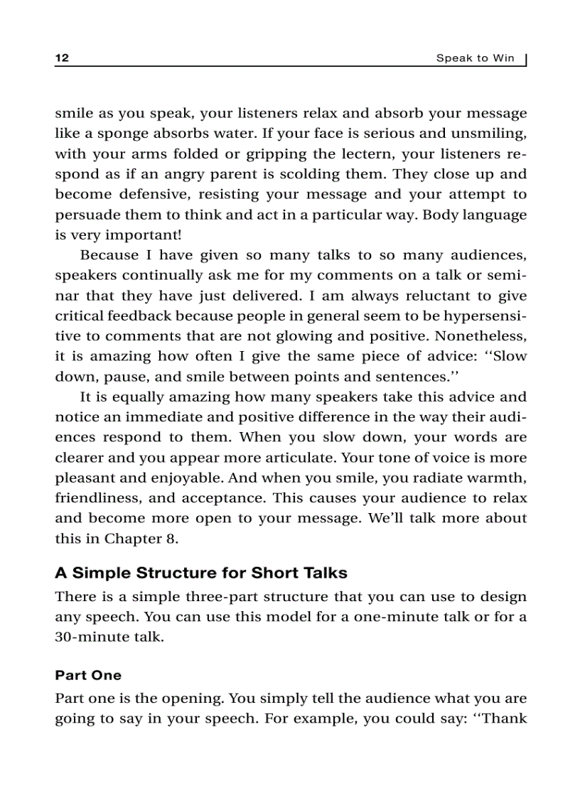 image for page Speak to Win How to Present with Power in Any Situation