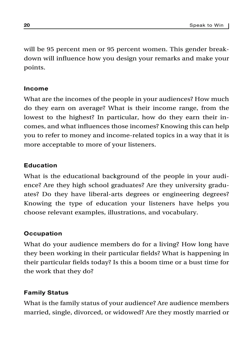 image for page Speak to Win How to Present with Power in Any Situation