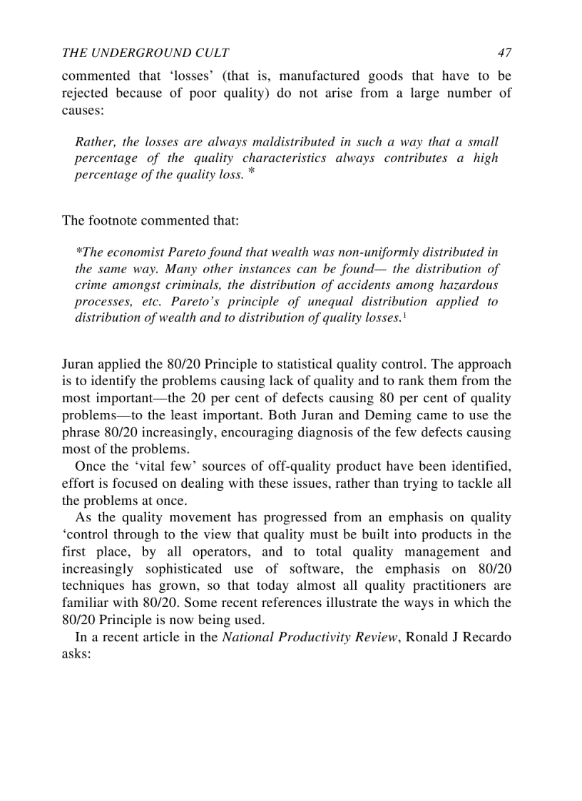 image for page The 80 20 Principle The Secret to Success by Achieving More with Less