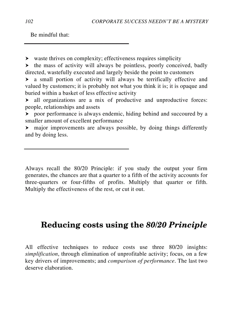 image for page The 80 20 Principle The Secret to Success by Achieving More with Less