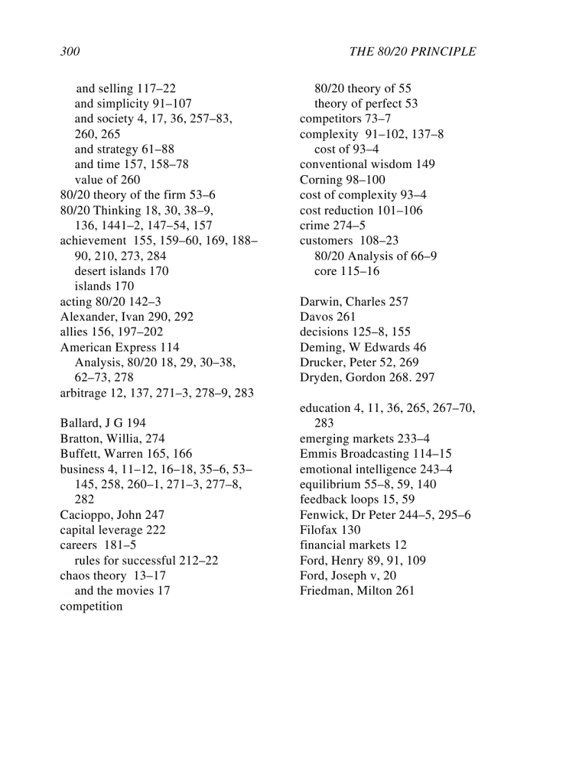 image for page The 80 20 Principle The Secret to Success by Achieving More with Less