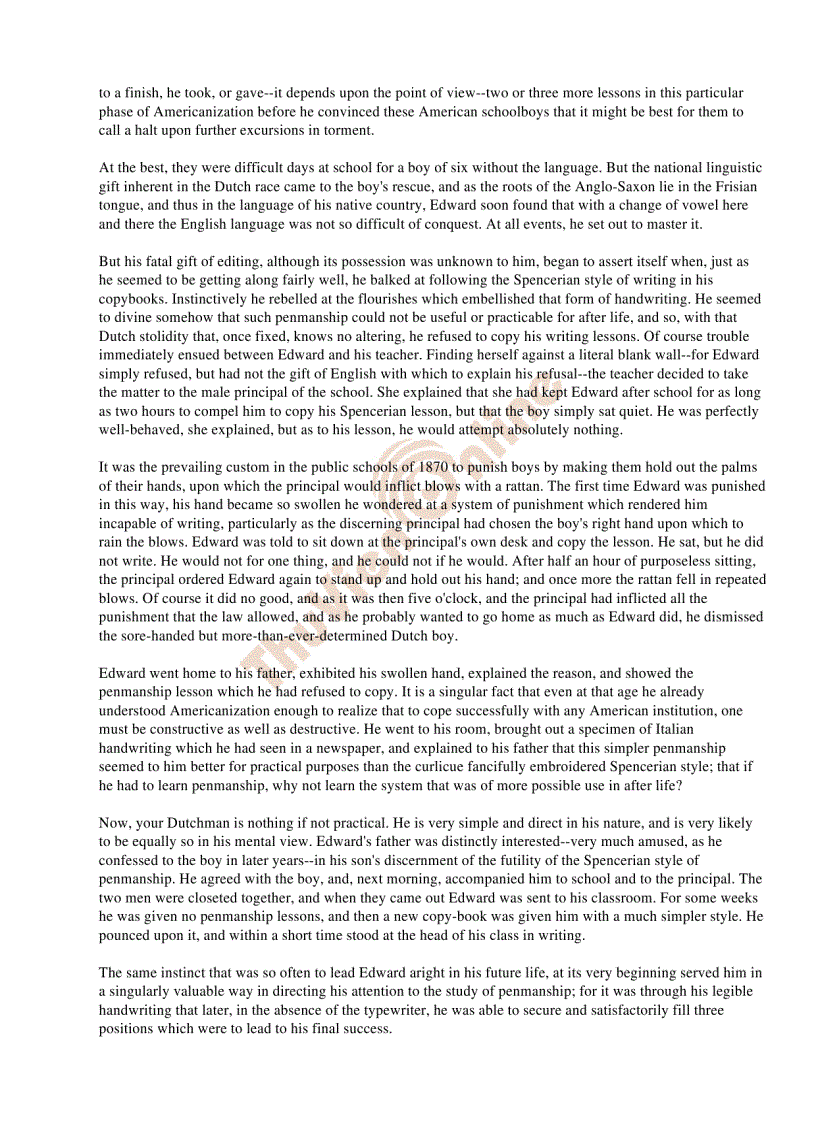 image for page The Americanization of Edward Bok Edward Bok trở thành người Mỹ