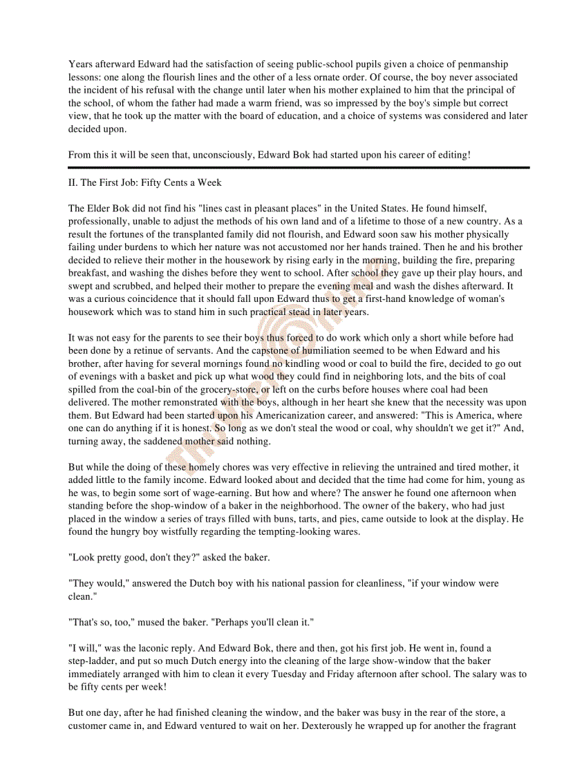 image for page The Americanization of Edward Bok Edward Bok trở thành người Mỹ