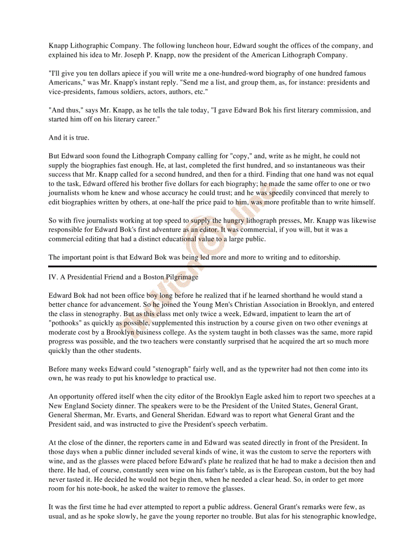 image for page The Americanization of Edward Bok Edward Bok trở thành người Mỹ