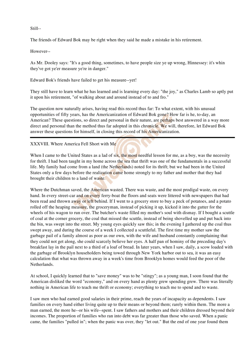 image for page The Americanization of Edward Bok Edward Bok trở thành người Mỹ