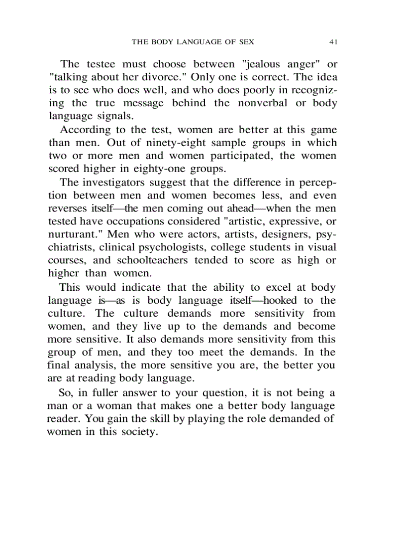 image for page The Body Language of Sex Power Aggression How to Recognize It and How to Use It