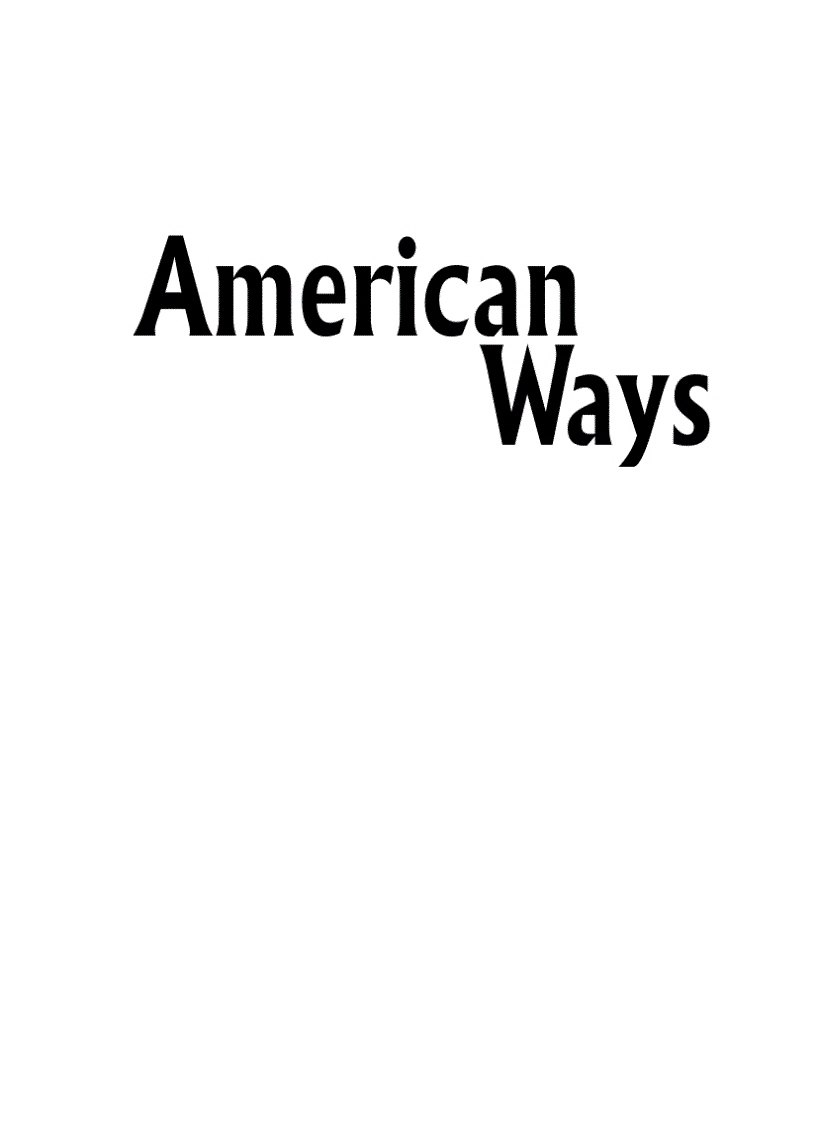 American Ways