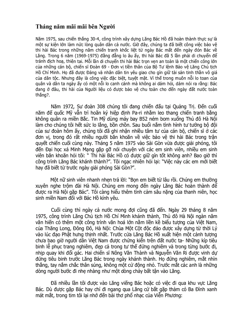 image for page Bên Lăng Bác Hồ