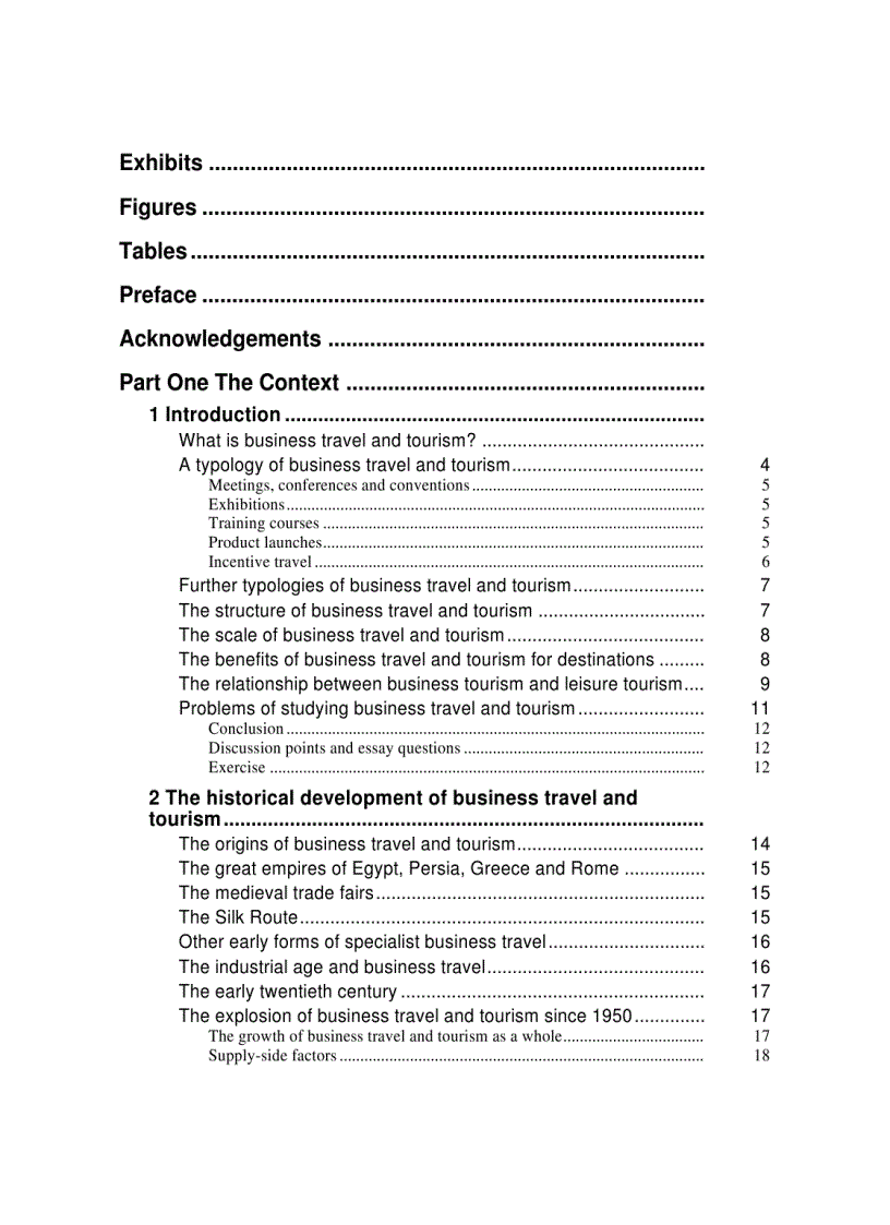 image for page Business Travel and Tourism