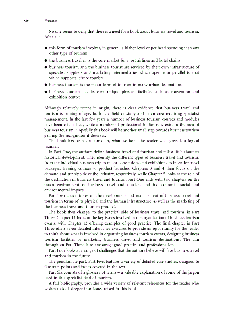 image for page Business Travel and Tourism