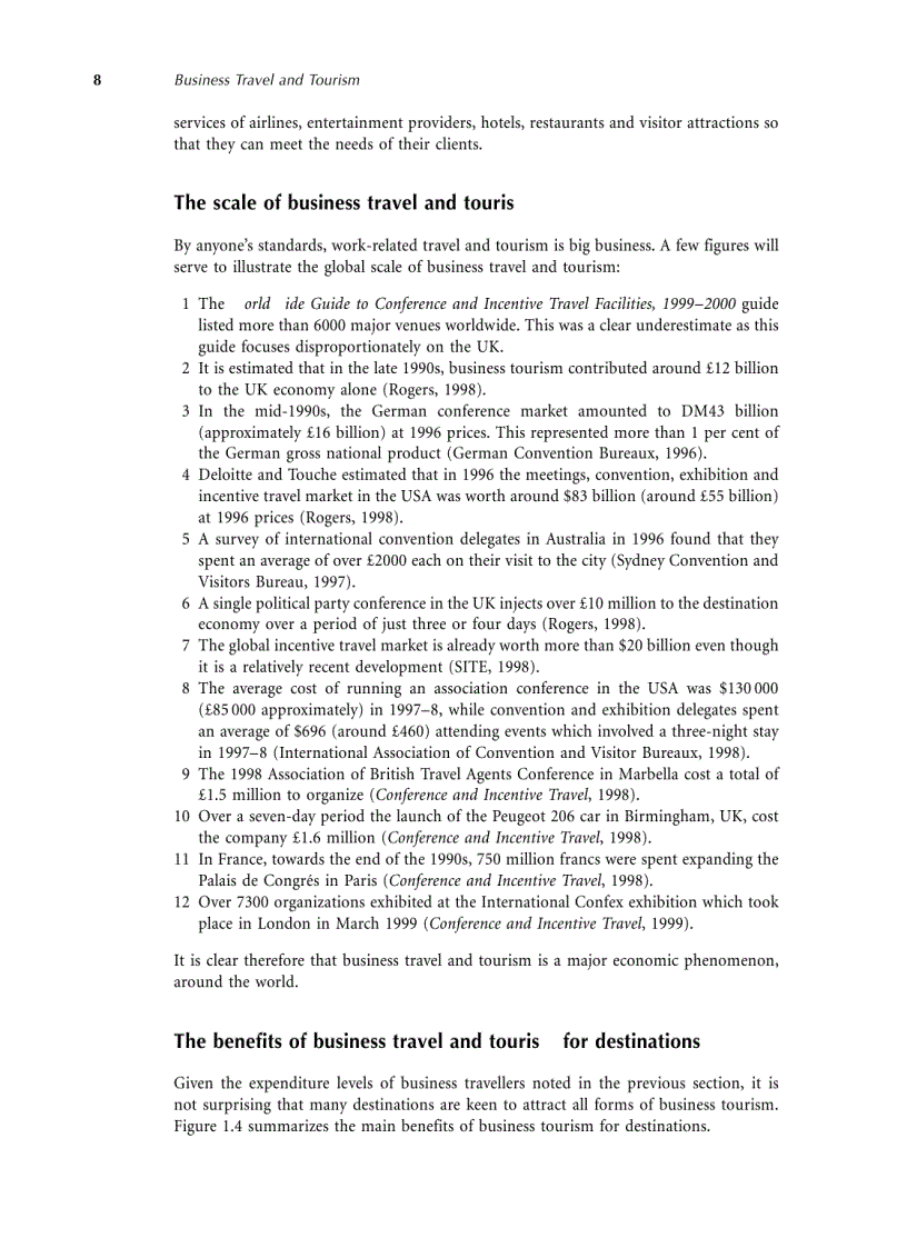 image for page Business Travel and Tourism