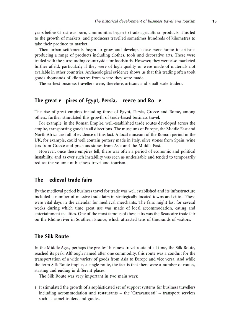 image for page Business Travel and Tourism