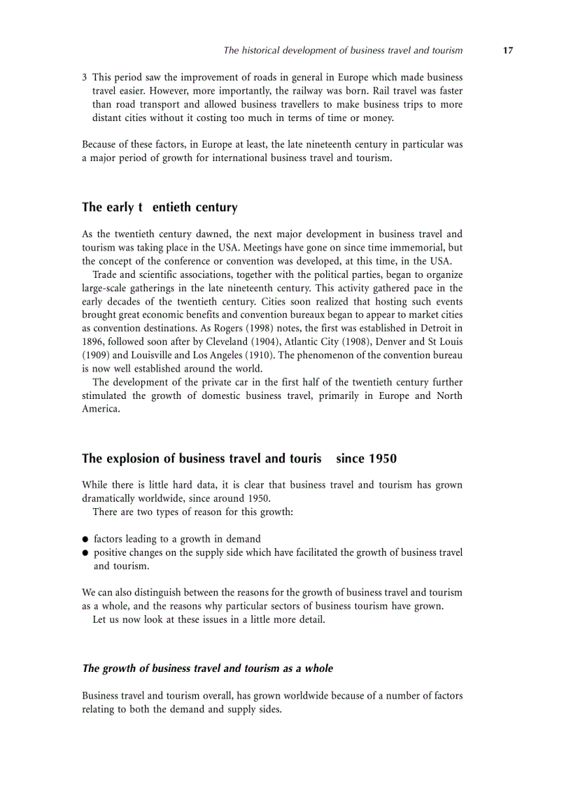 image for page Business Travel and Tourism