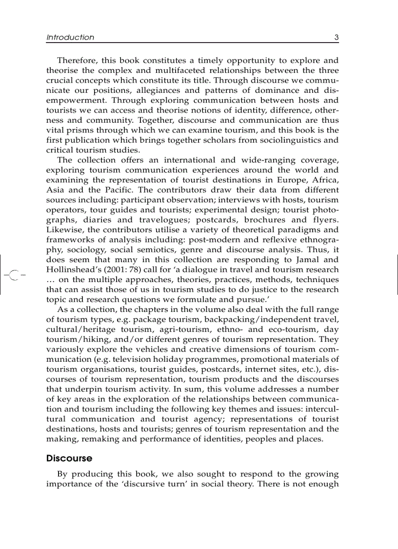 image for page Discourse Communication and Tourism 1