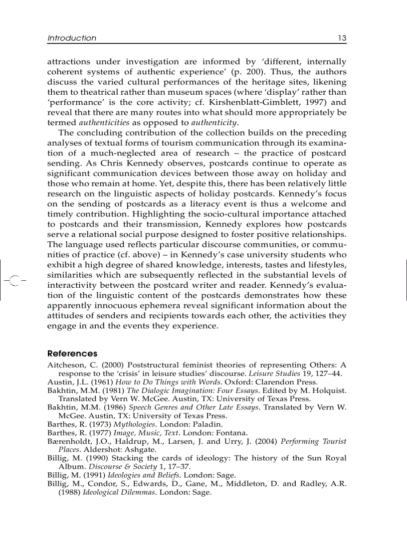 image for page Discourse Communication and Tourism 1