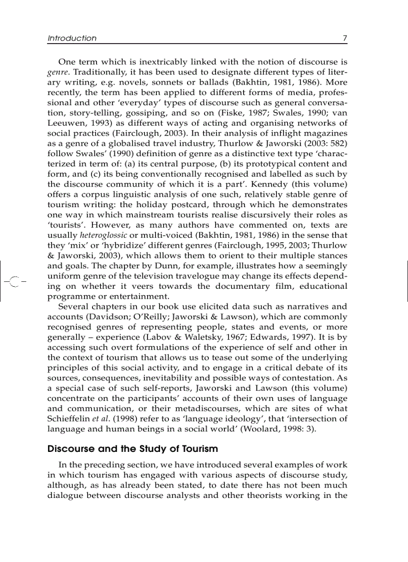 image for page Discourse Communication and Tourism 2