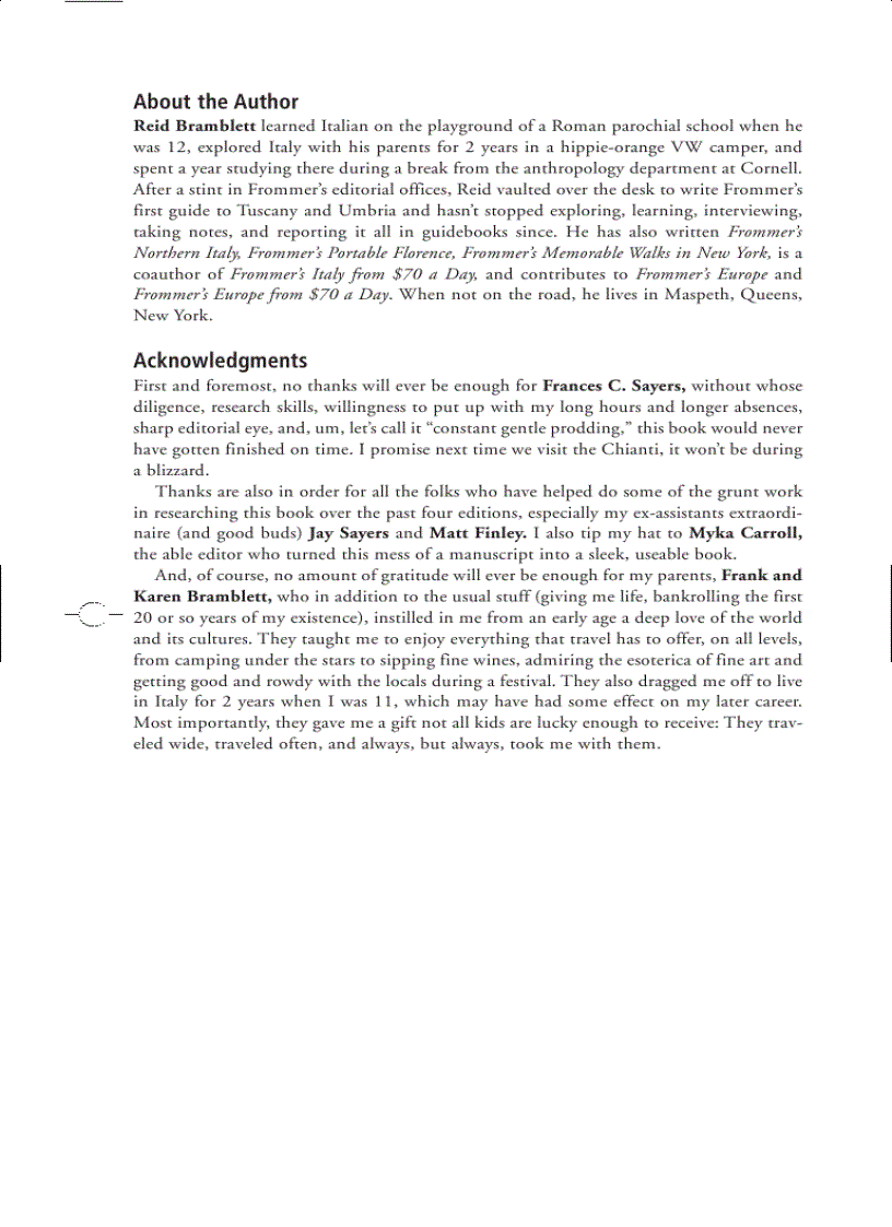image for page Frommer s Florence Tuscany Umbria