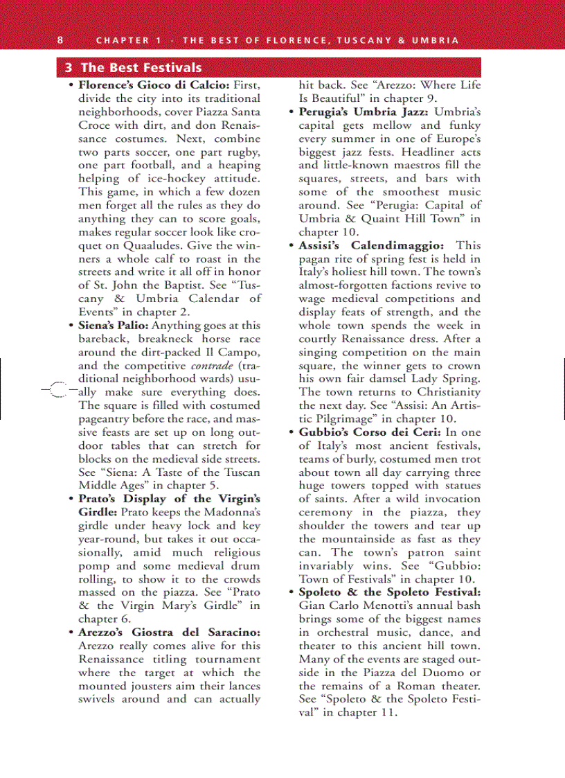 image for page Frommer s Florence Tuscany Umbria
