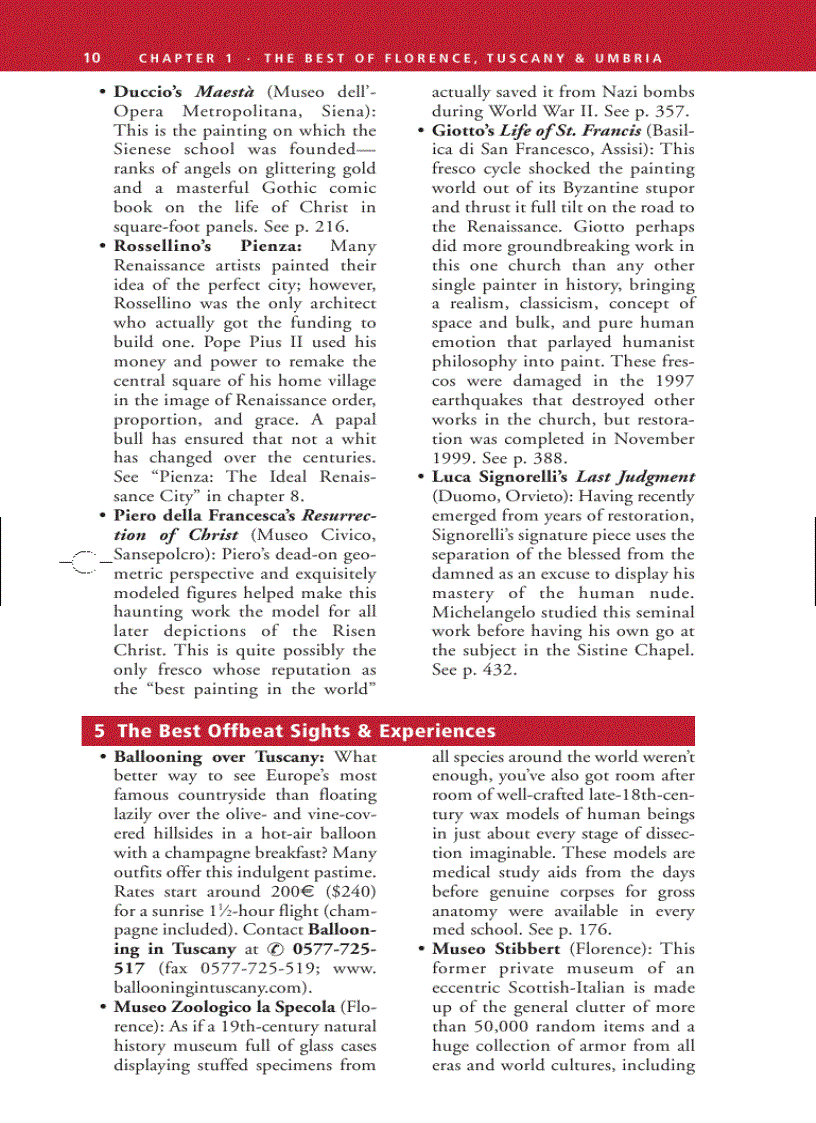 image for page Frommer s Florence Tuscany Umbria