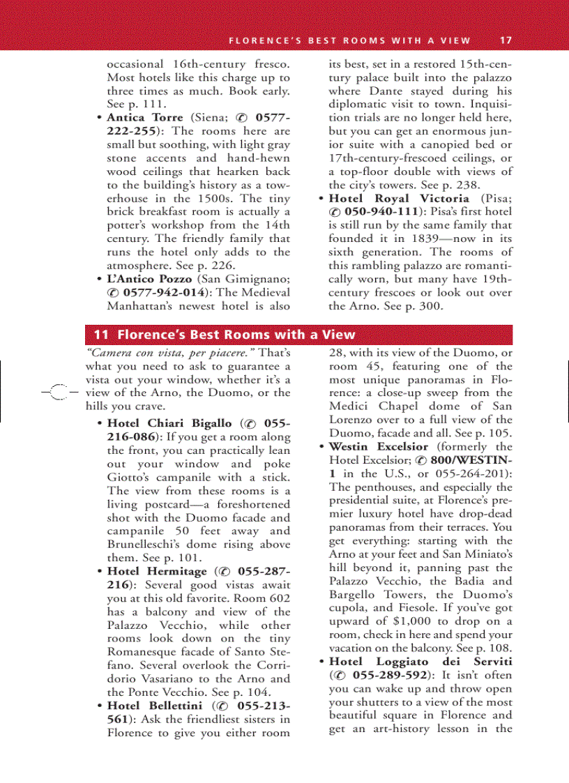 image for page Frommer s Florence Tuscany Umbria