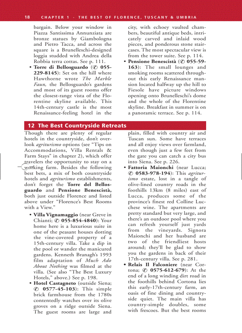image for page Frommer s Florence Tuscany Umbria