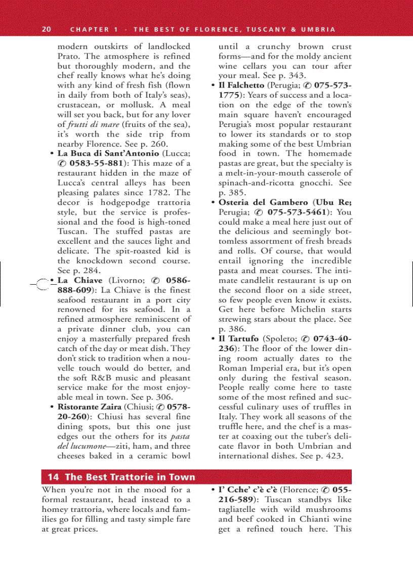 image for page Frommer s Florence Tuscany Umbria