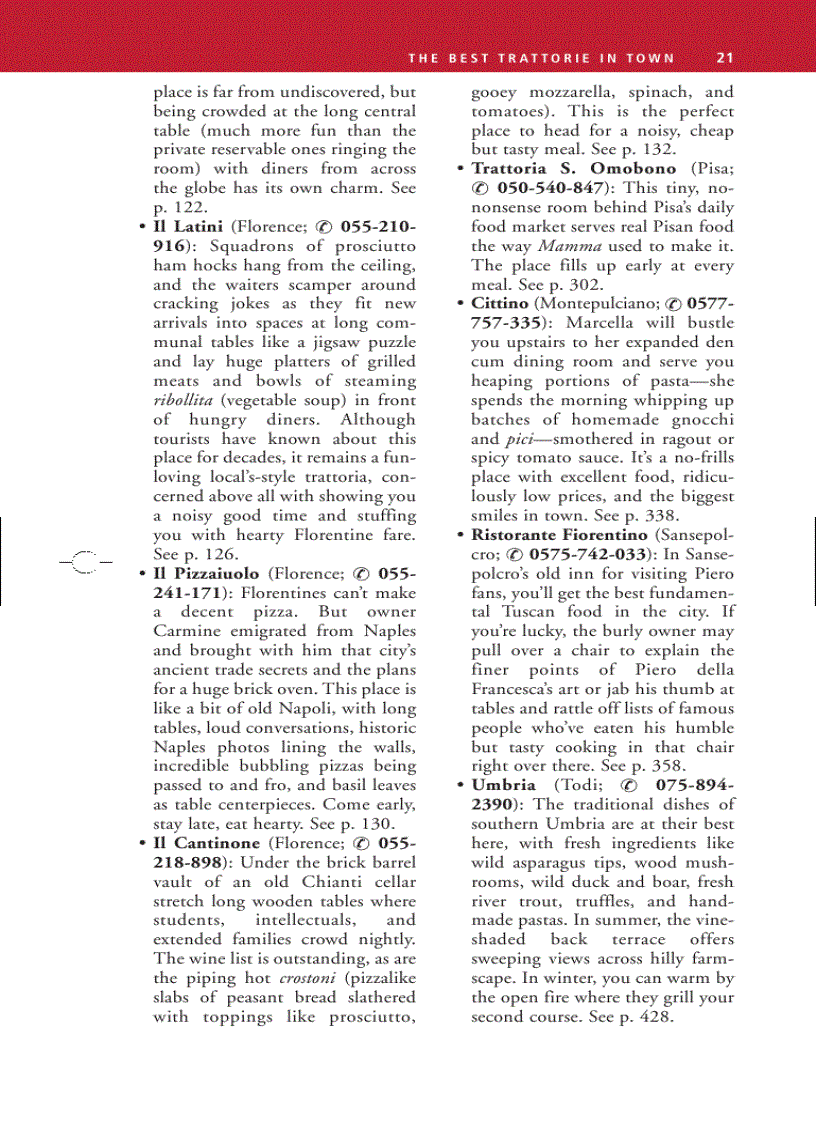image for page Frommer s Florence Tuscany Umbria