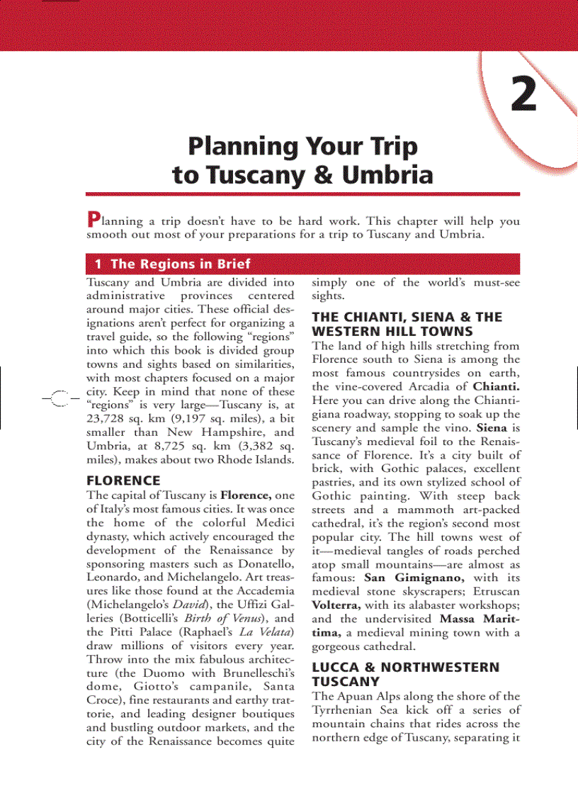 image for page Frommer s Florence Tuscany Umbria