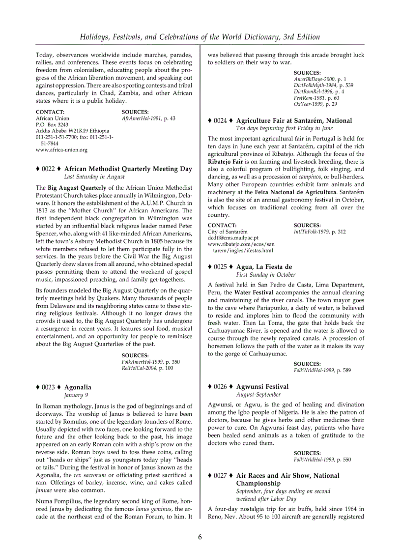 image for page Holidays Festivals and Celebrations of the World Dictionary 2005 II