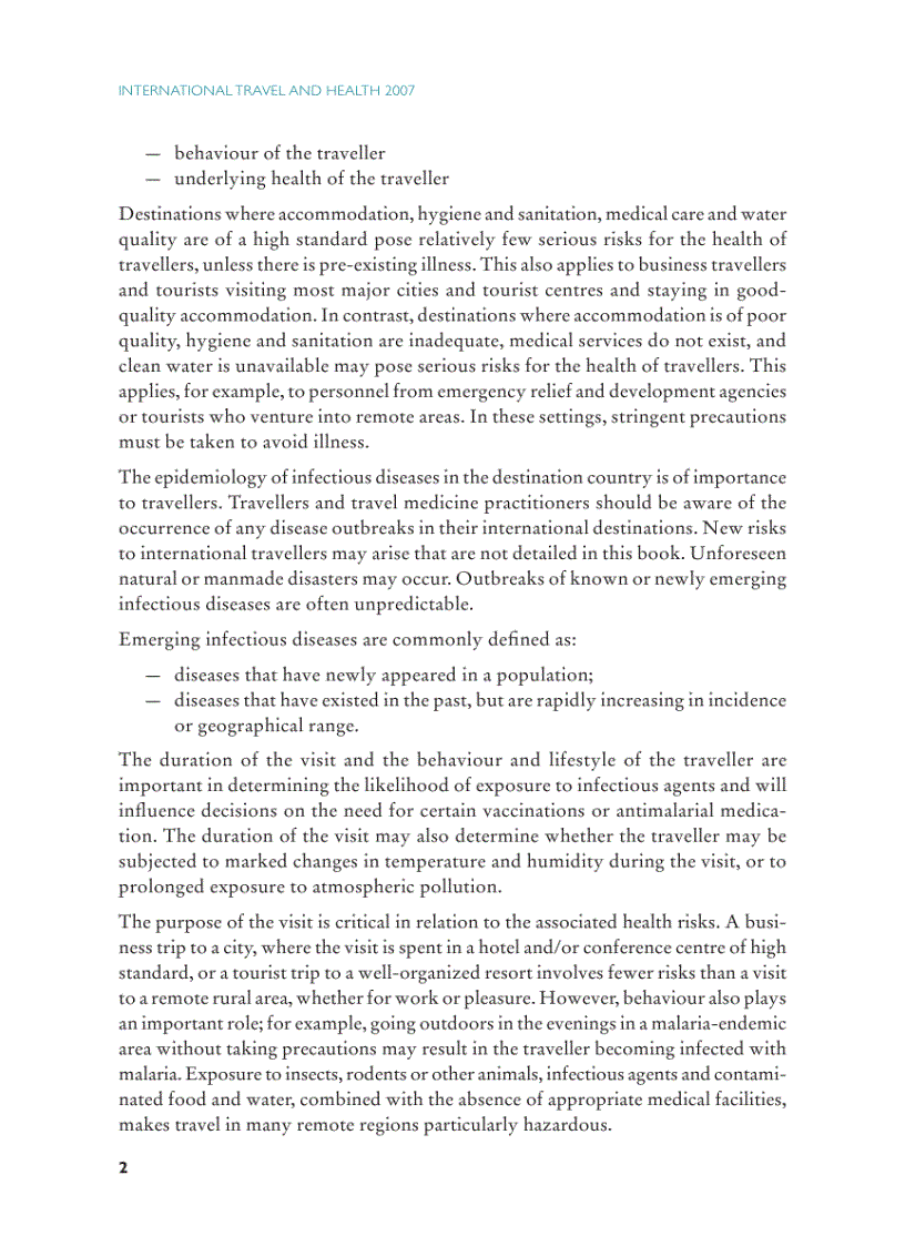 image for page International Travel and Health