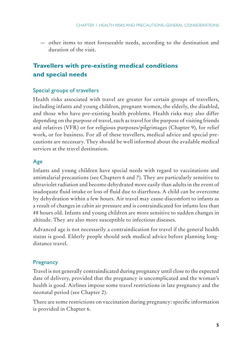 image for page International Travel and Health