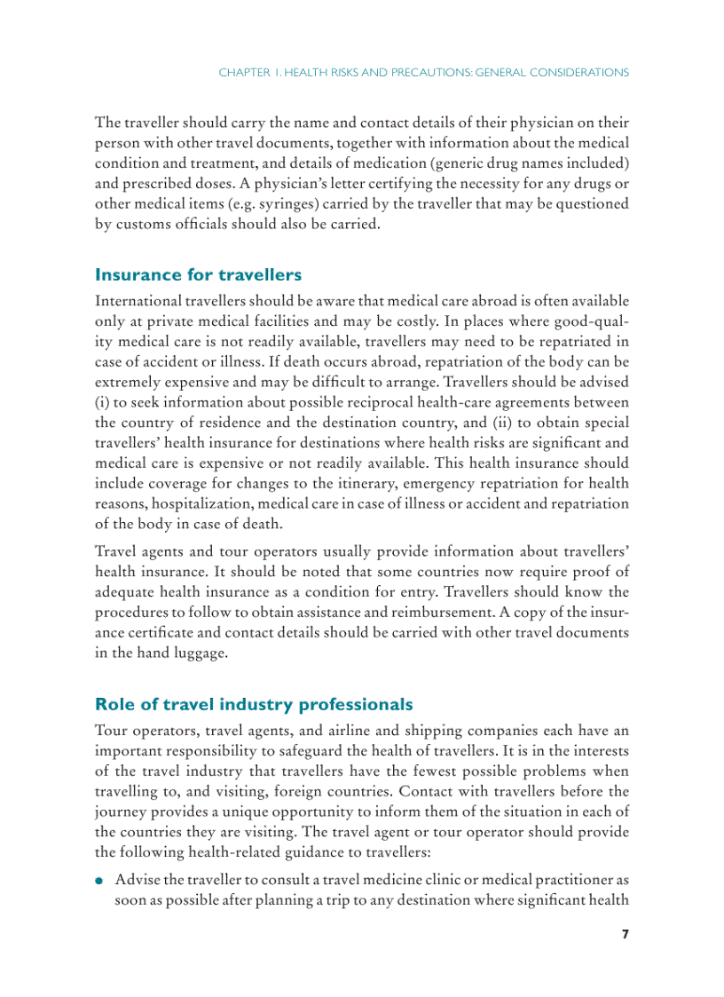 image for page International Travel and Health