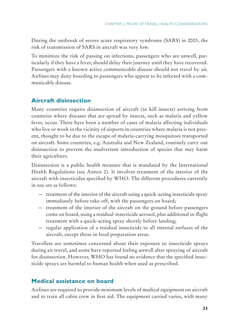 image for page International Travel and Health