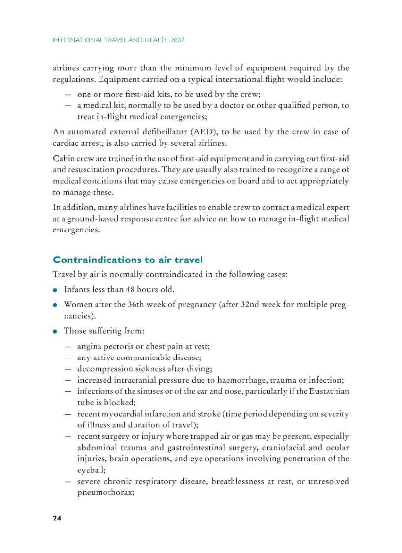 image for page International Travel and Health