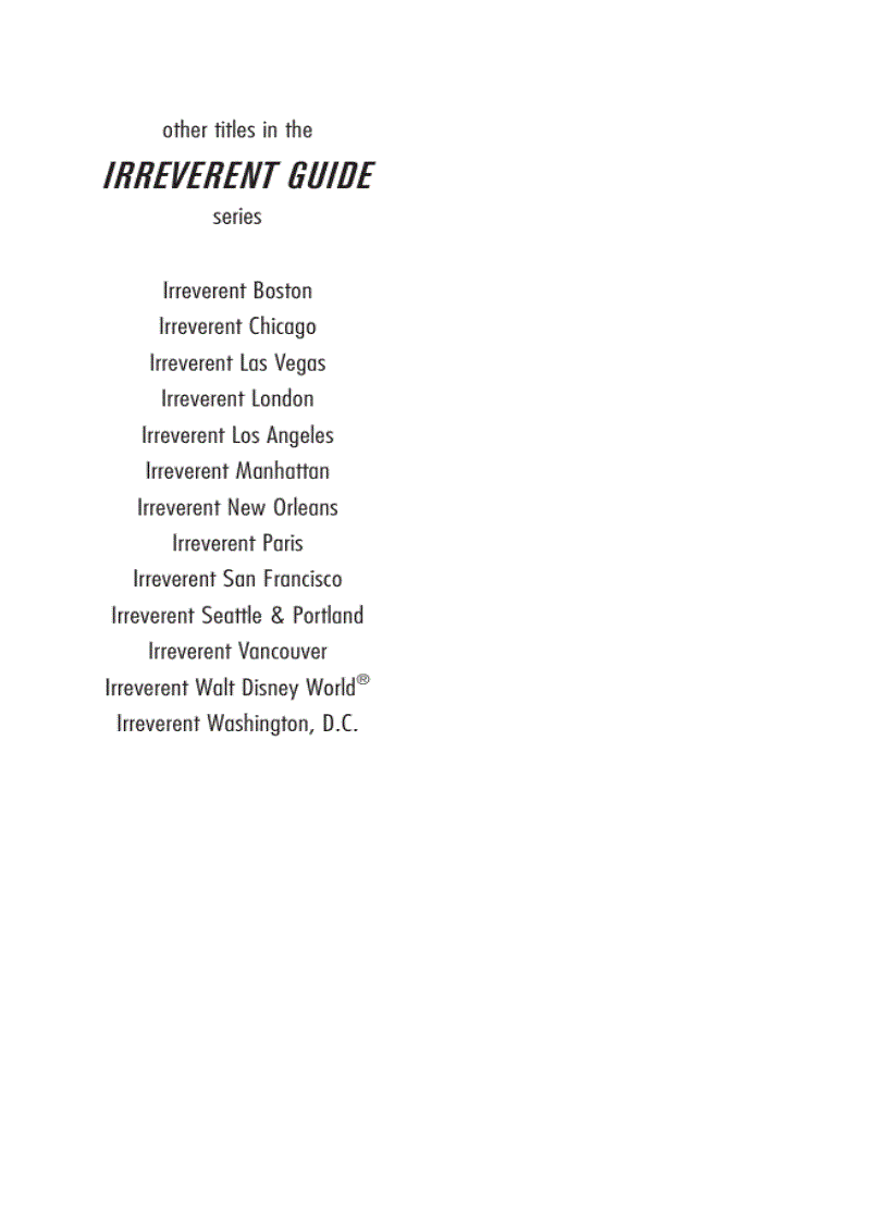 image for page Irreverent Guide to Amsterdam 5th Edition 2