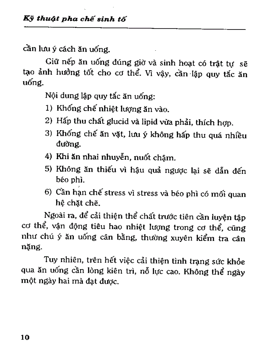 image for page Kỹ thuật pha chế sinh tố làm đẹp trị bệnh