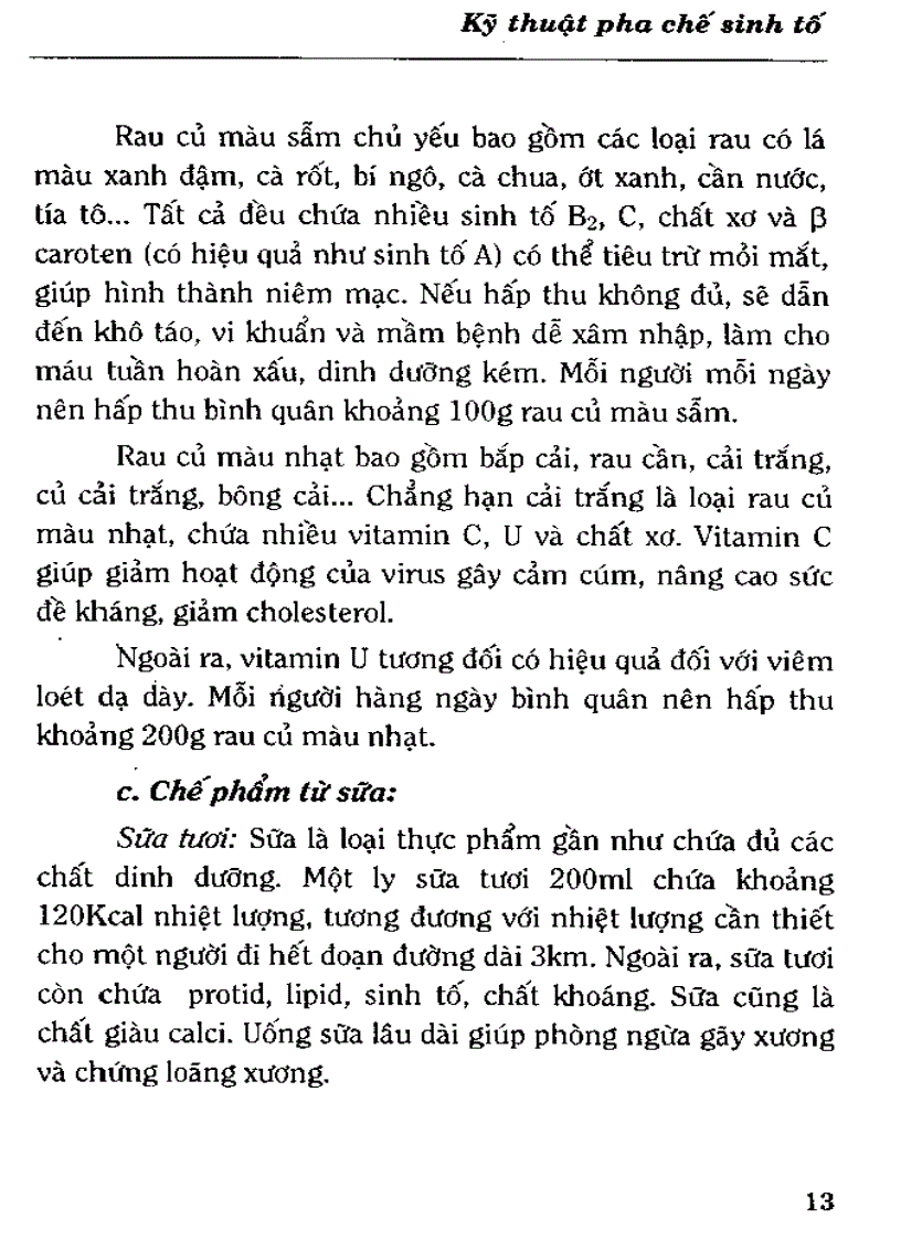 image for page Kỹ thuật pha chế sinh tố làm đẹp trị bệnh